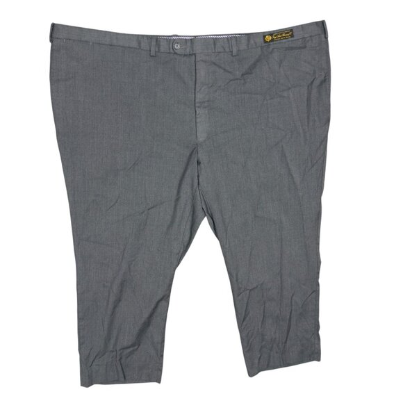 NWT Jack Victor Riviera Loro Piana Dress Pants 130s Wool Trousers Grey 56x28 - Picture 1 of 10
